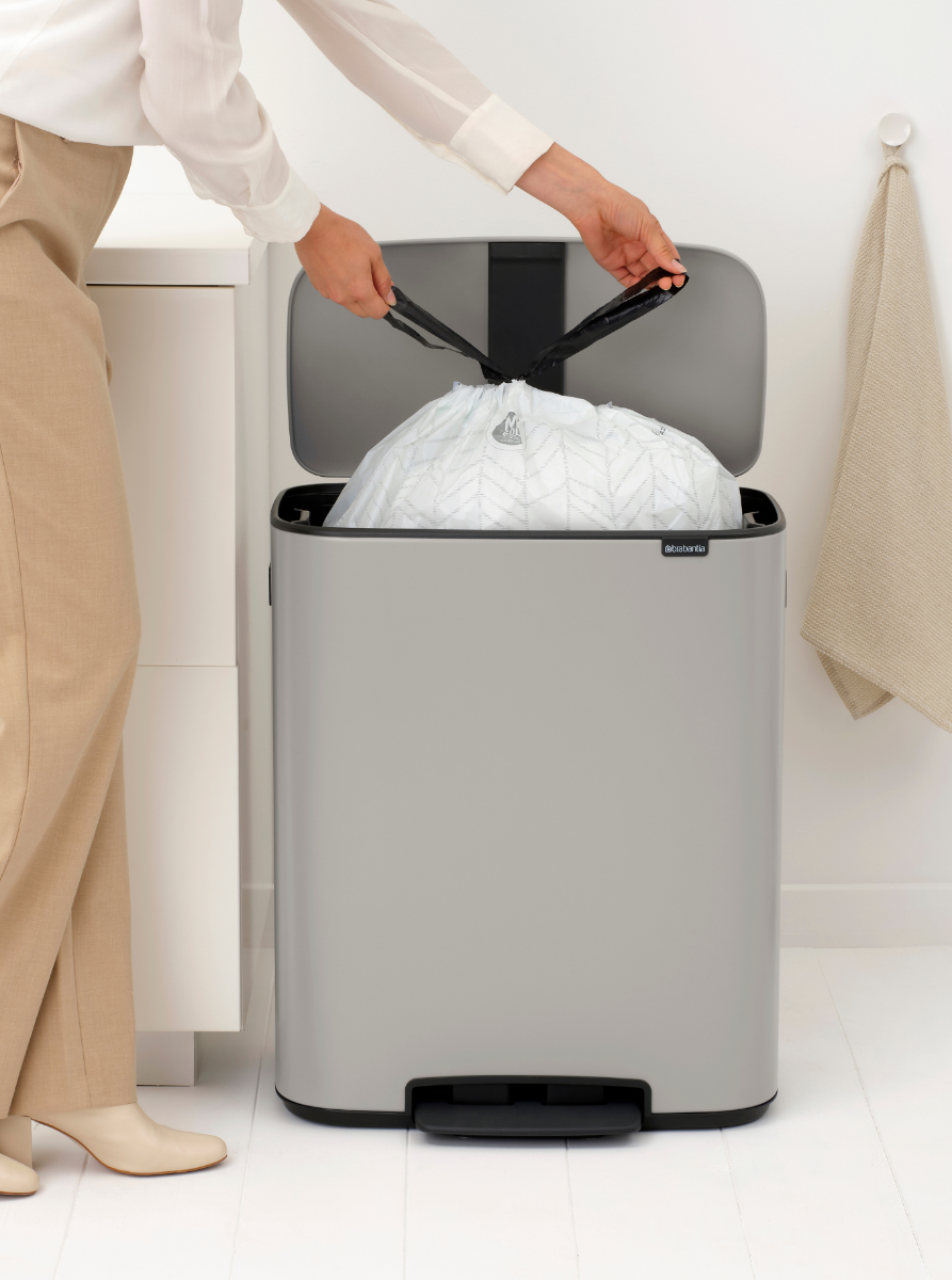 Bo Pedaalemmer, 1 binnenemmer, 60 liter - Soft Grey