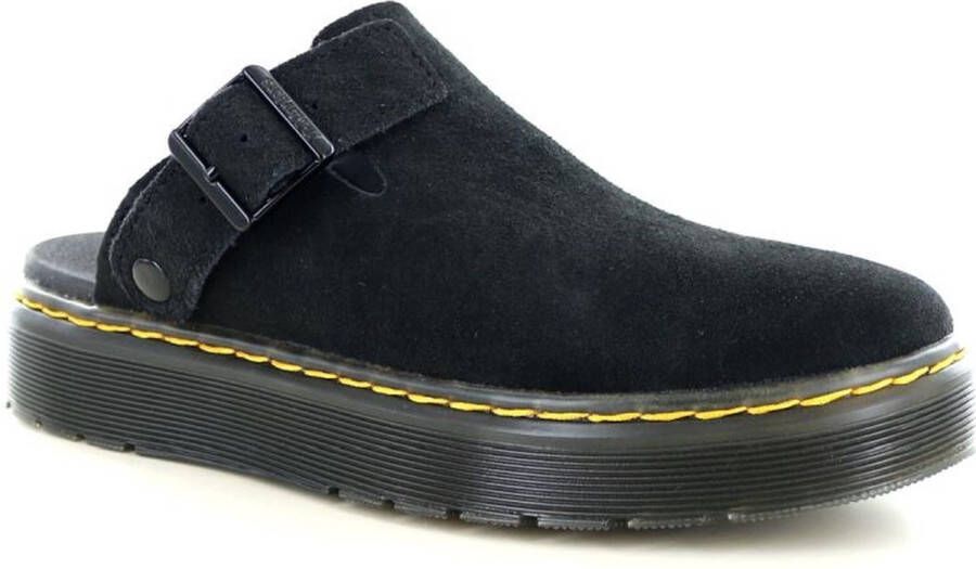 Dr martens Carlson black | muiltjes van suède Zwart Suede Muiltjes Dames