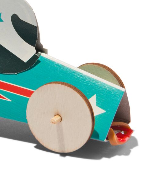 kit créatif avec 3 rubber band racers