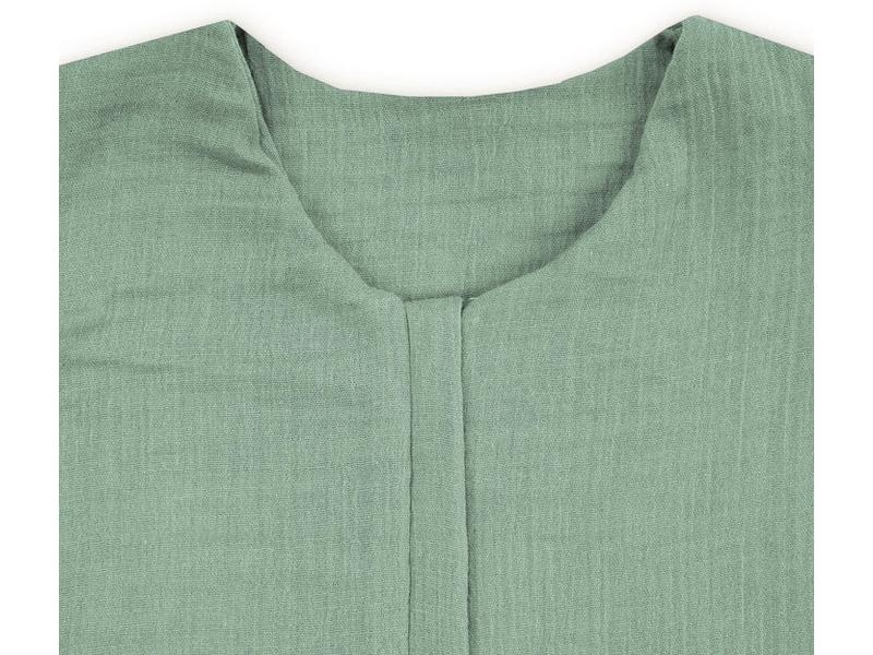 Julius Zöllner Baby-Sommerschlafsack Jumper Musselin Grün 9 Schlafoverall Jumper mit Reissverschluss