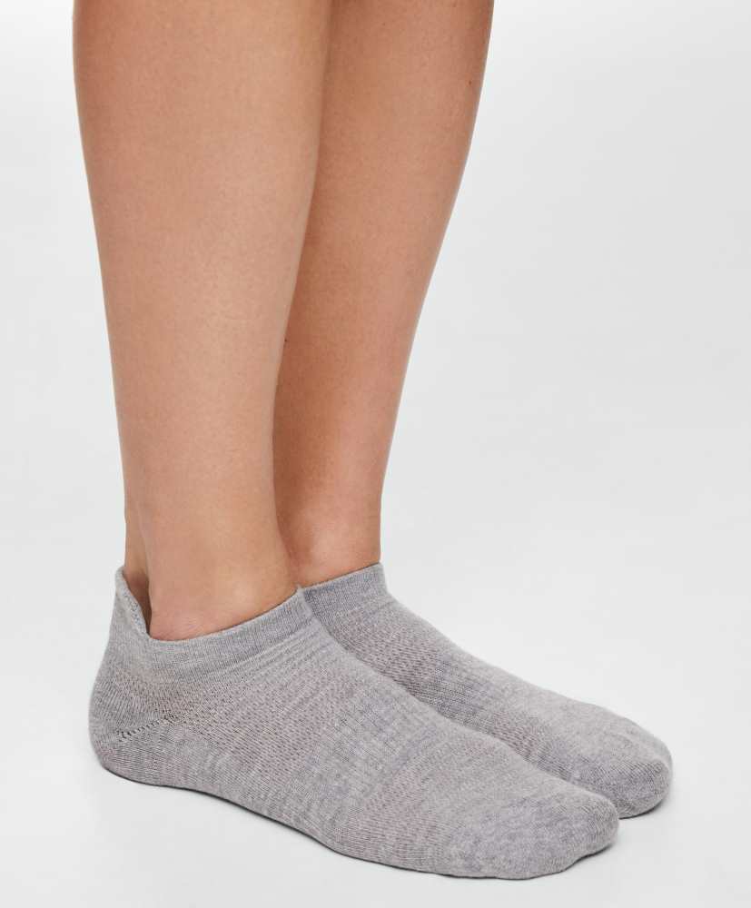 3 pares de meias de algodão para tênis esportivos