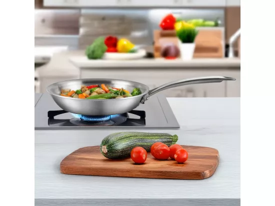 Gourmet - Poêle 20 cm inox triply