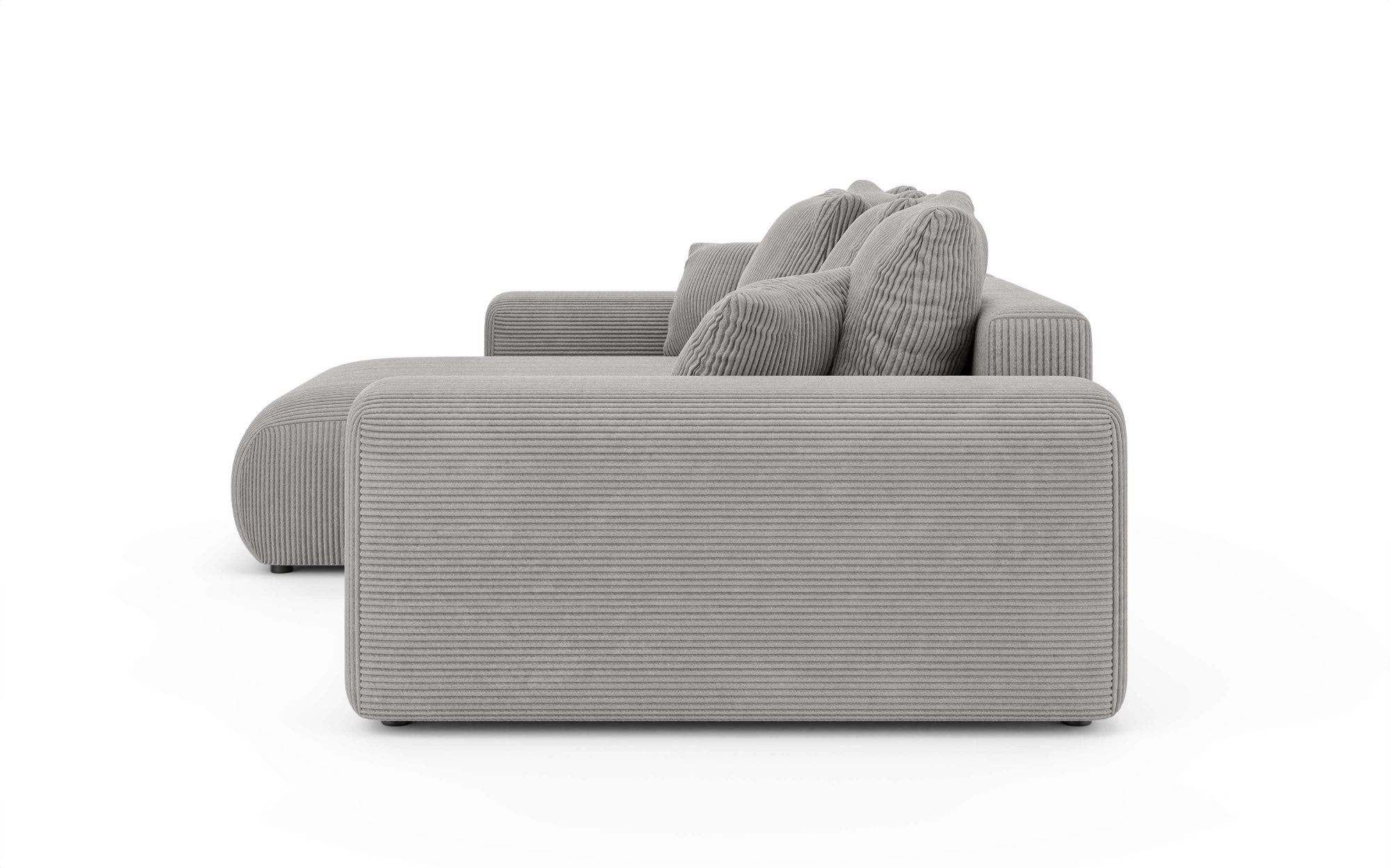 Home affaire Ecksofa »LAKESIDE mit Bettfunktion und Bettkasten, B/T/H 257/166/84 cm« L-Form, Recamiere beidseitig montierbar, mit Wellenunterfederung
