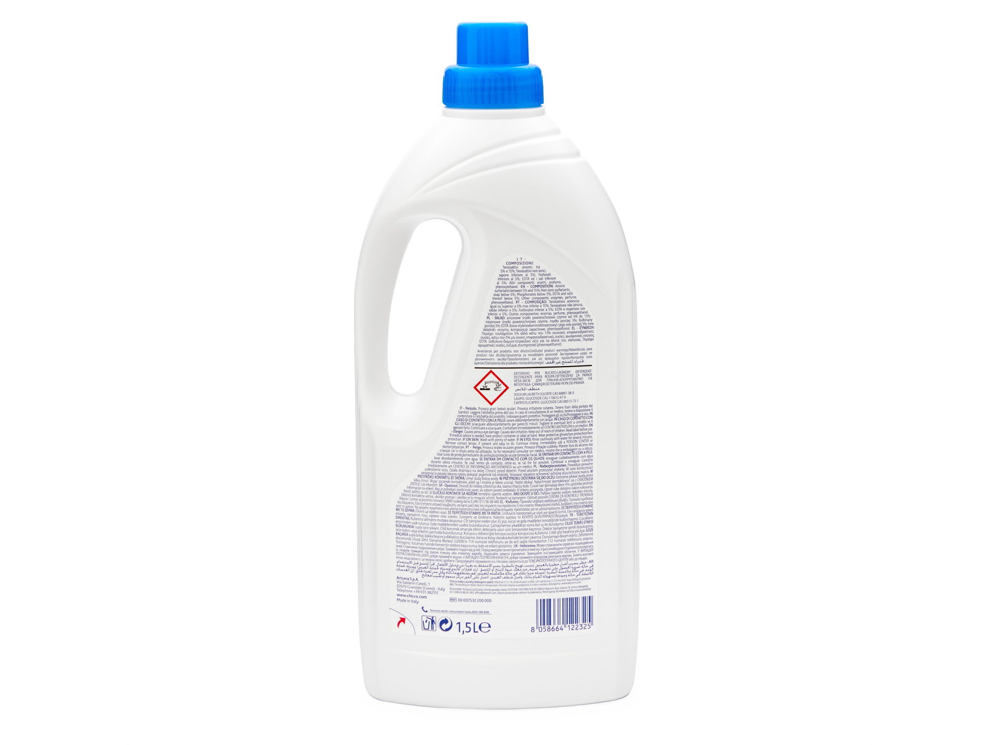 DETERGENTE CHICCO ROUPA DELICADA PARA BEBÉ 27D