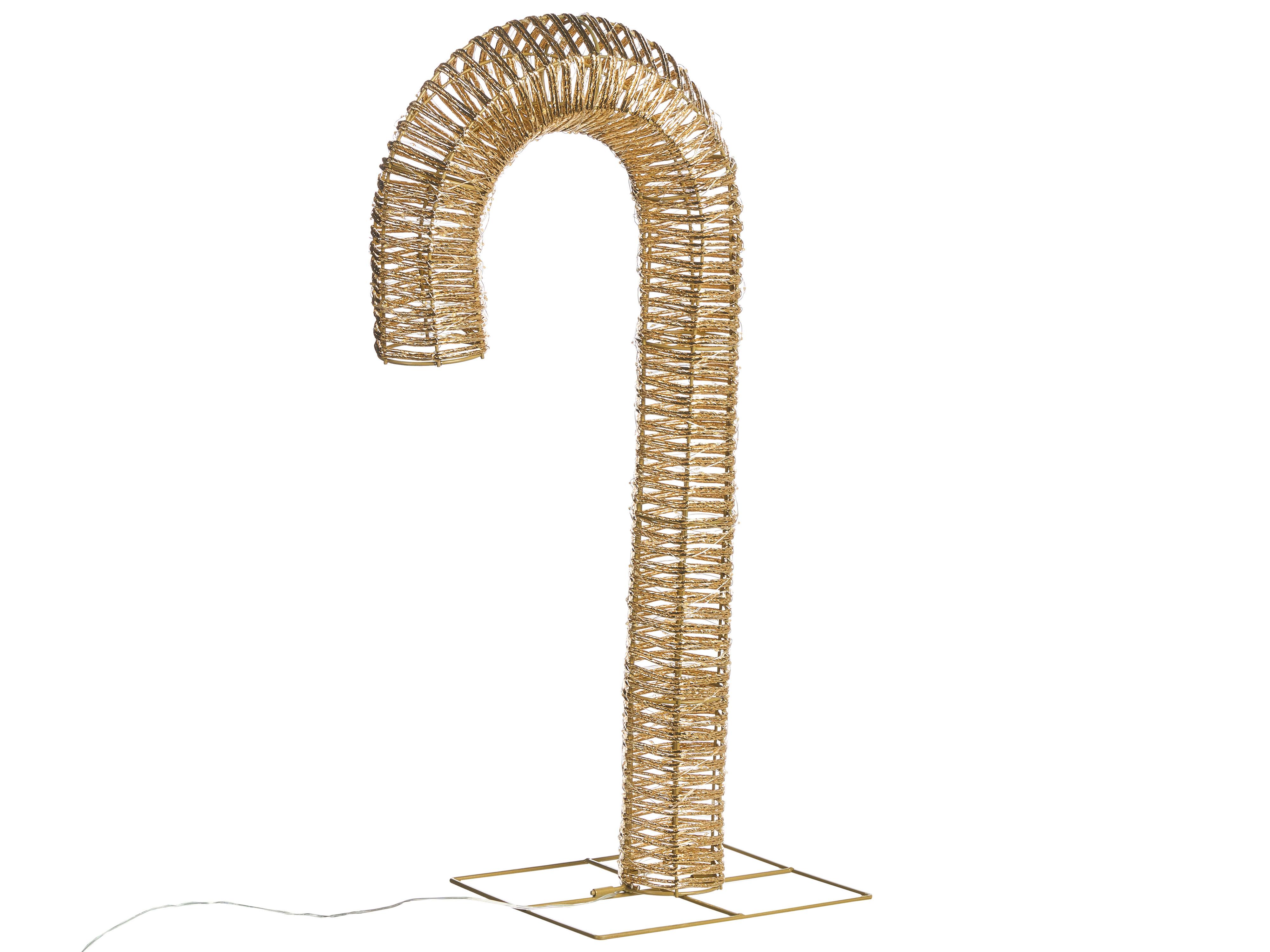 Buitendecoratie LED HOLMAVIK Zuurstok 74 cm Goud