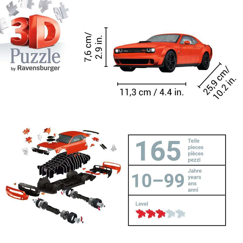 Ravensburger Spiel Dodge Challenger R/T Scat Pack Widebody
