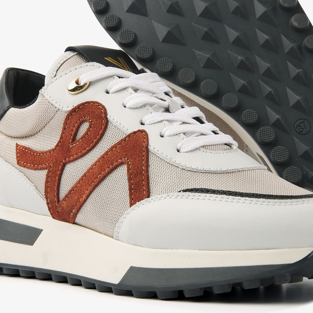 VIA VAI beige via vai lage sneakers posy flare