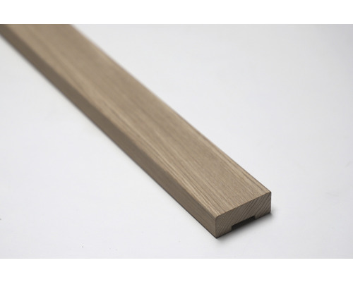Pertura leuning, sparrenhout (eiken omwikkeld), L: 2000 mm, 60x25 mm