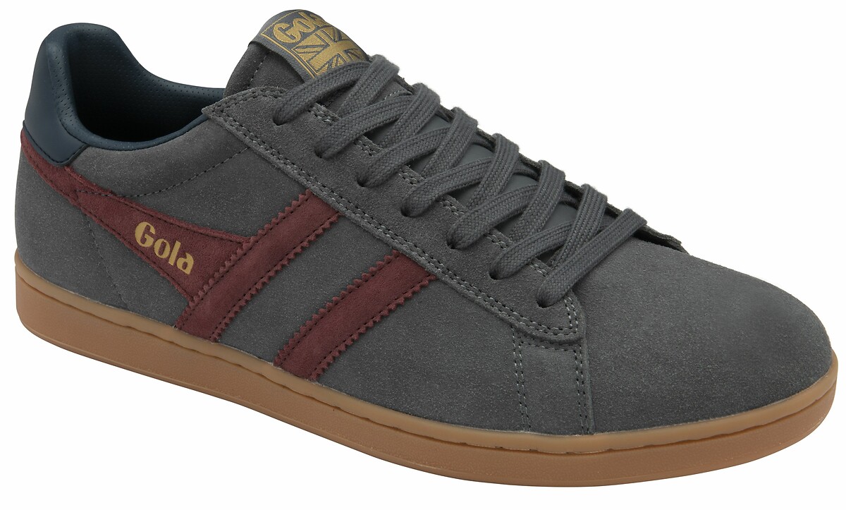 GOLA<br>Tênis de couro Equipe II Camurça