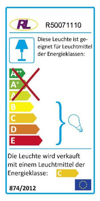 Lavaleuchte - rot - 40 cm hoch