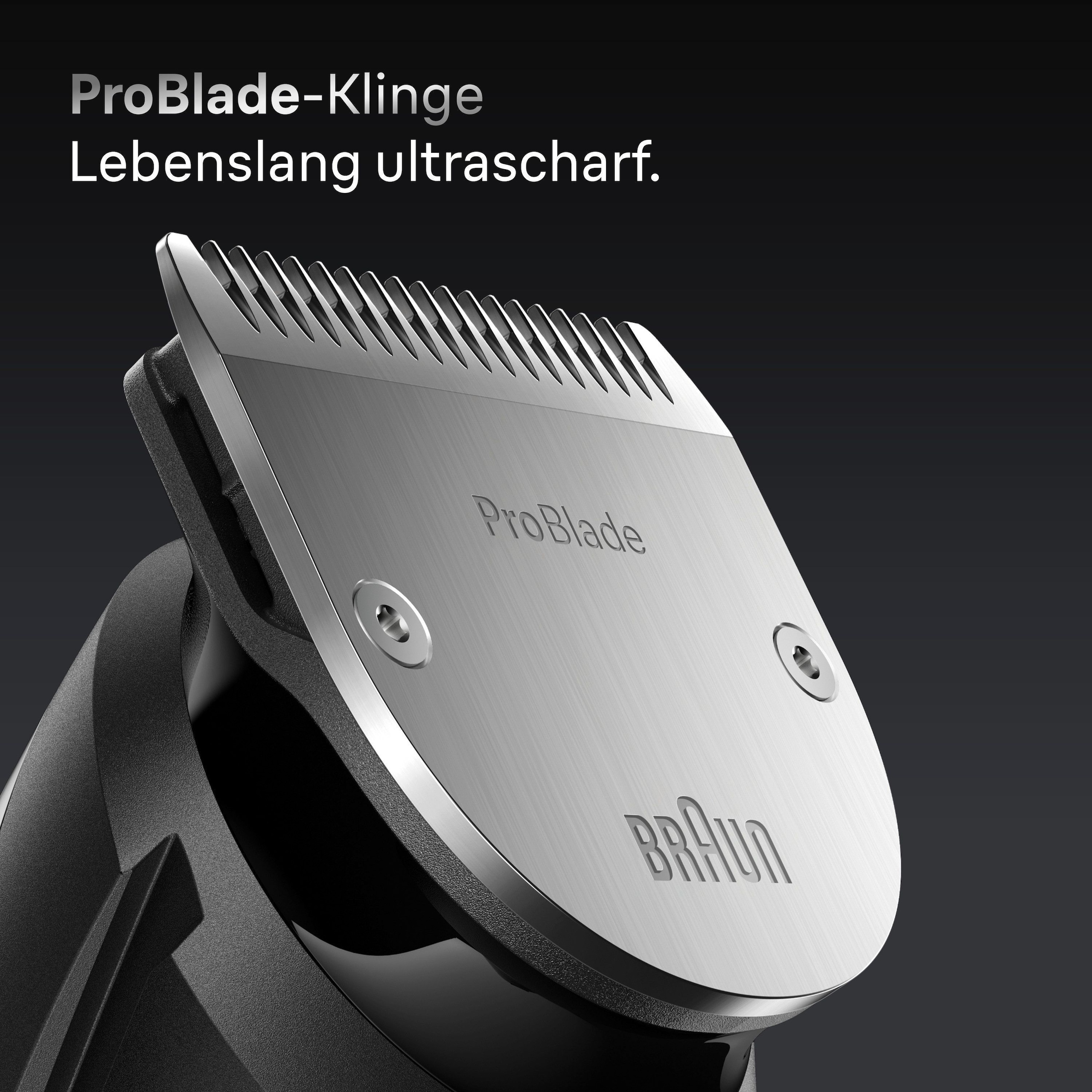 Braun Haarschneider »Barttrimmer BT7520« bis zu 120 Min Akkulaufzeit, 40 Längeneinstellungen, wasserdicht