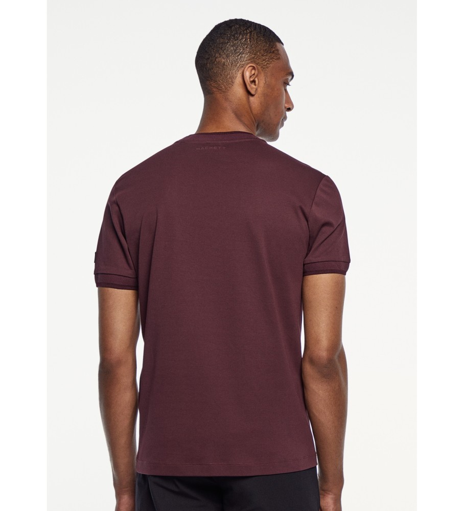 Camiseta Hackett Texture Rib lilás