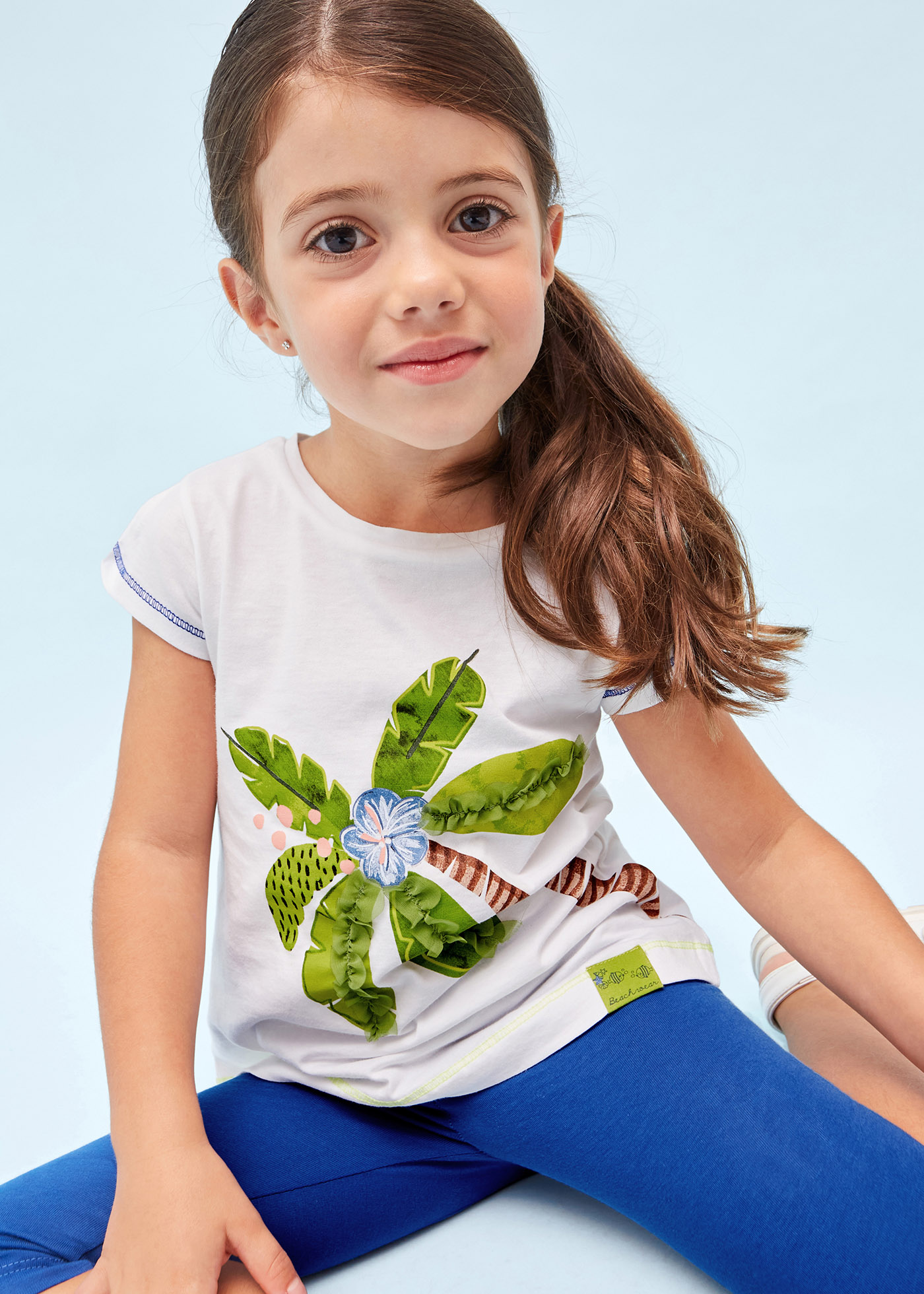 Conjunto de 3 peças em algodão sustentável para meninas