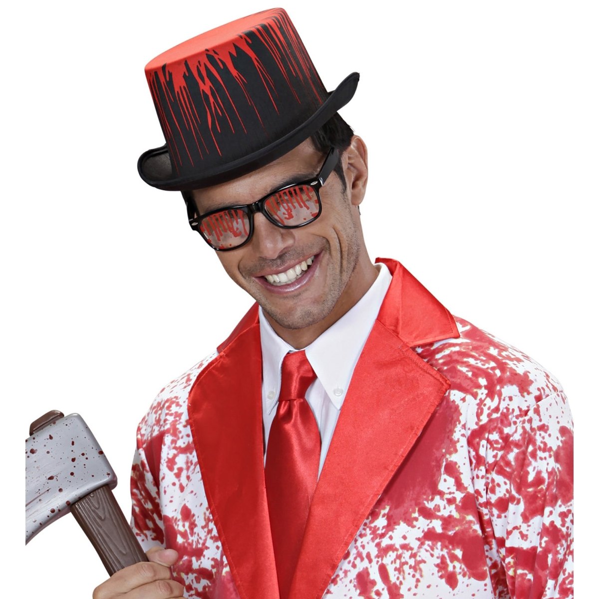 Halloween Hoed Zwart Druipend Bloed