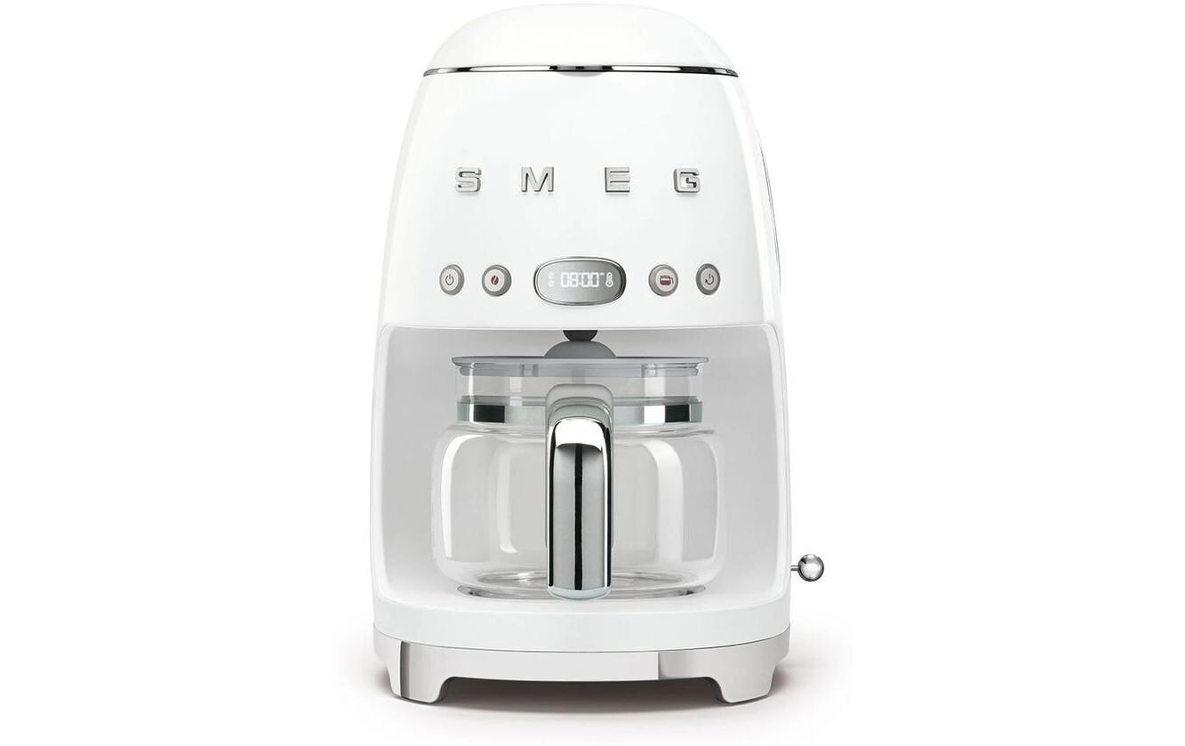 Filterkaffeemaschine 50's Style DCF02WHEU Weiss<br>Kaffeemaschine mit Glaskanne