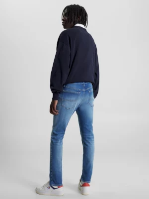 Calça jeans skinny desbotada Simon