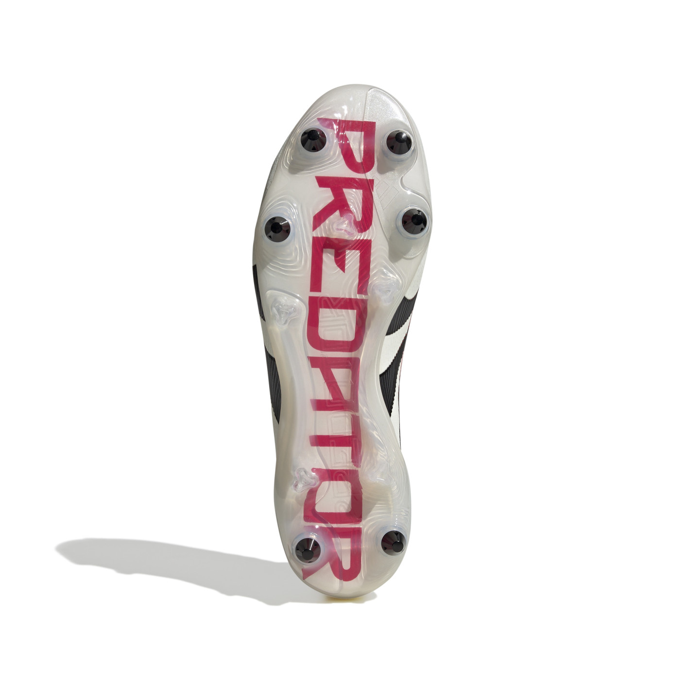 Adidas Predator Elite Veterloze IJzeren-Nop Voetbalschoenen (SG) Wit Zwart Rood