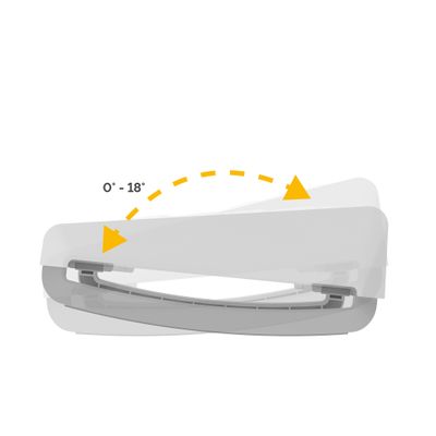 Fellowes Breyta - Repose-pieds - blanc