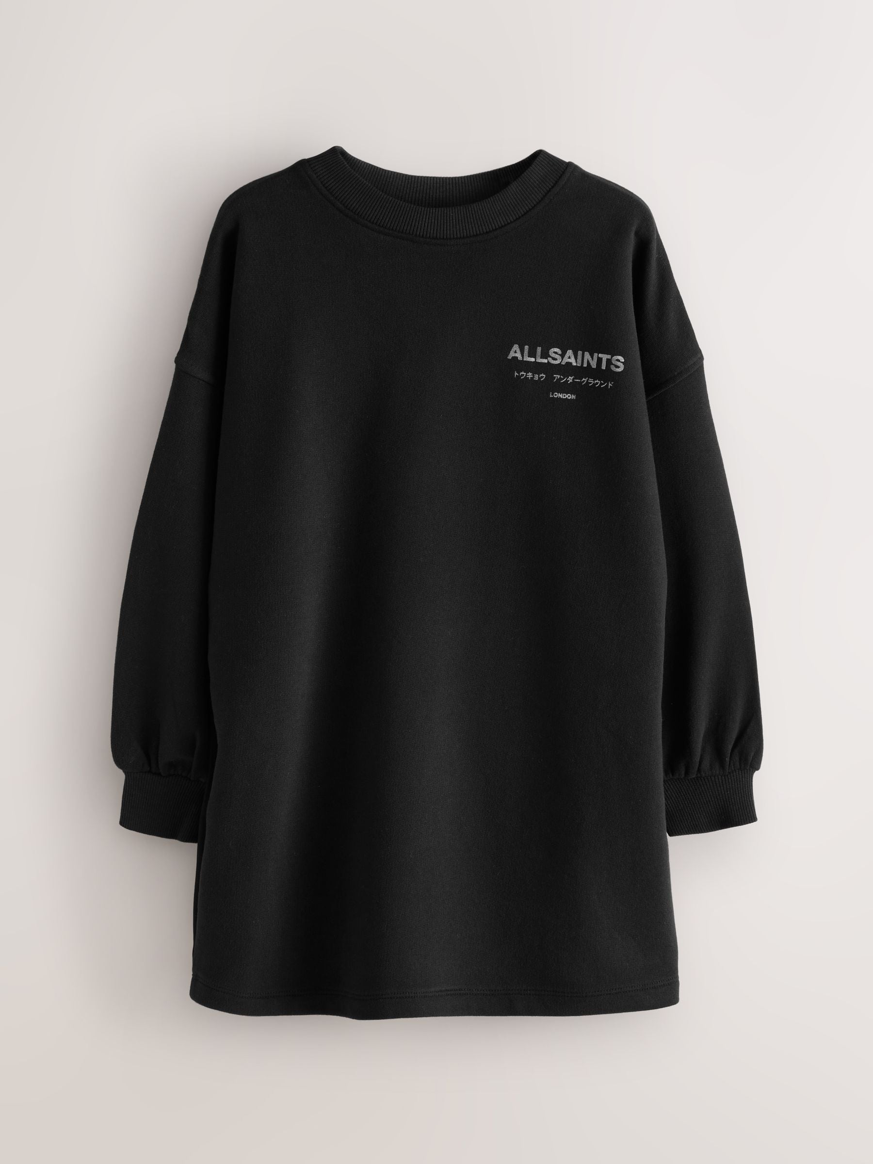 smALLSAINTS Underground Pleated Back Oversized Sweat Dress
