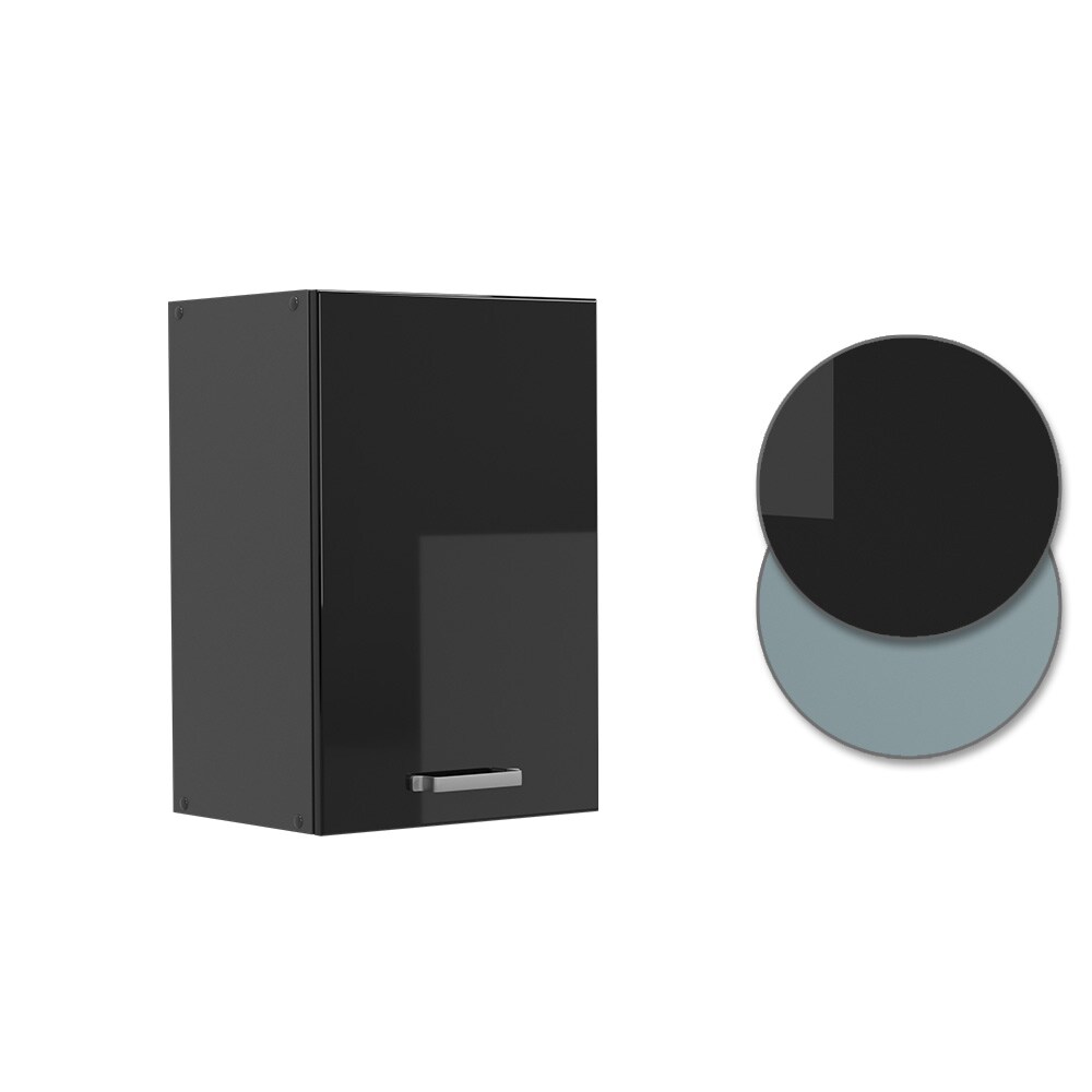 Vicco Hängeschrank Küchenschrank R-Line Solid Anthrazit Schwarz 40 cm modern