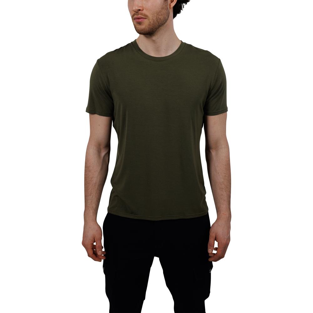 Tufte SoftBoost Crew T-Shirt Olive Night