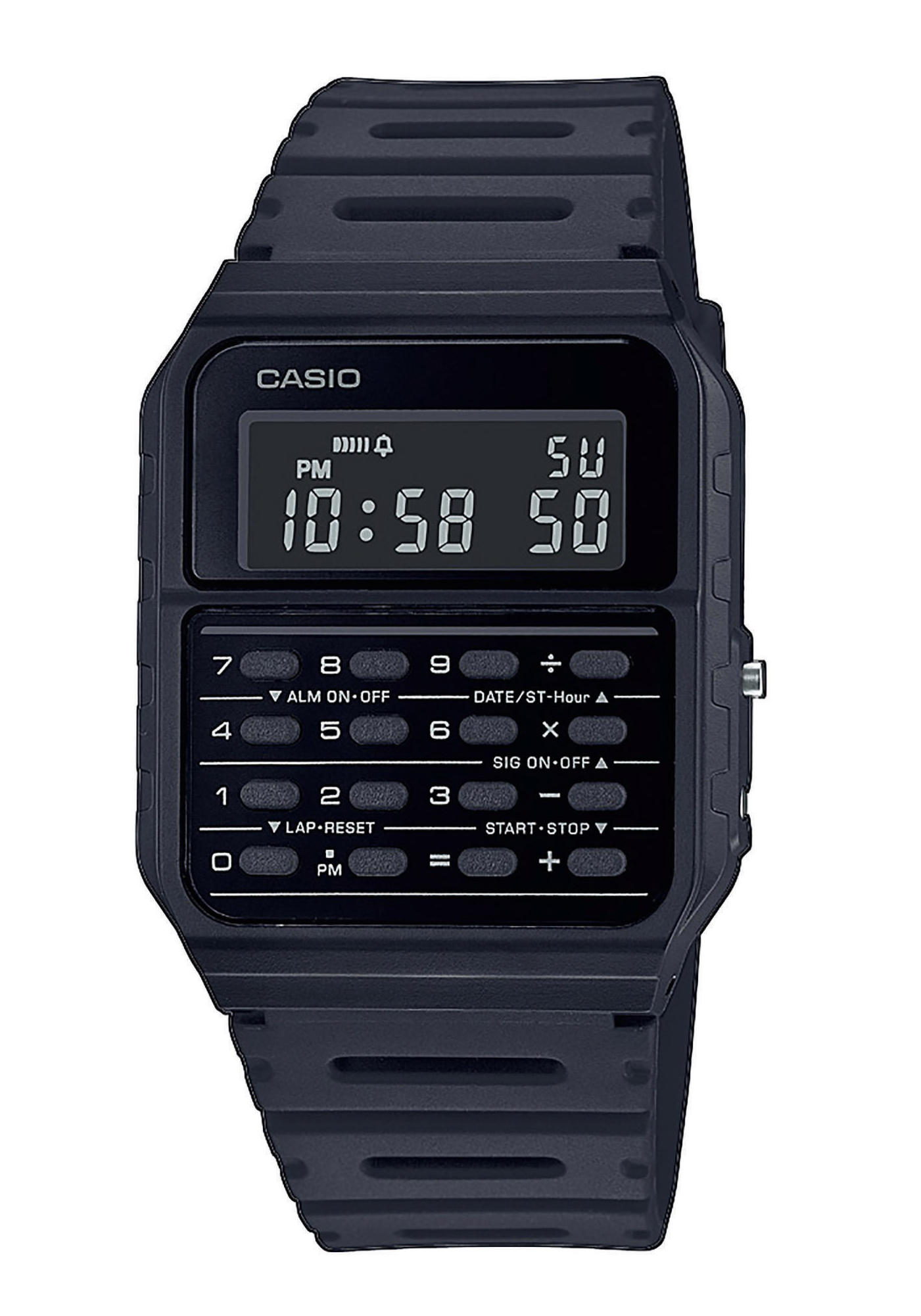 Casio Vintage Rechner-Digitaluhr Schwarz CA-53WF-1BEF