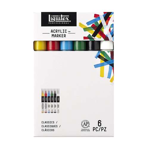 Liquitex® Paint Marker (Acrylmarker) 6er Set