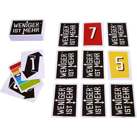 Mattel Games Weniger ist mehr, Kartenspiel, Gesellschaftsspiel, Familienspiel