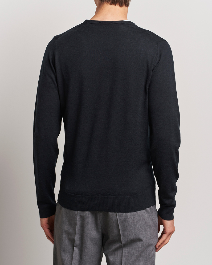 John Smedley Petworth Extra Fine Merino Cardigan Black