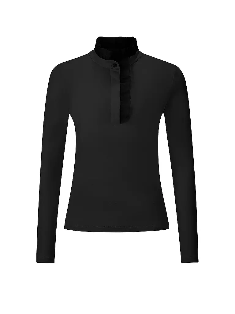 RICH & ROYAL Langarmshirt schwarz