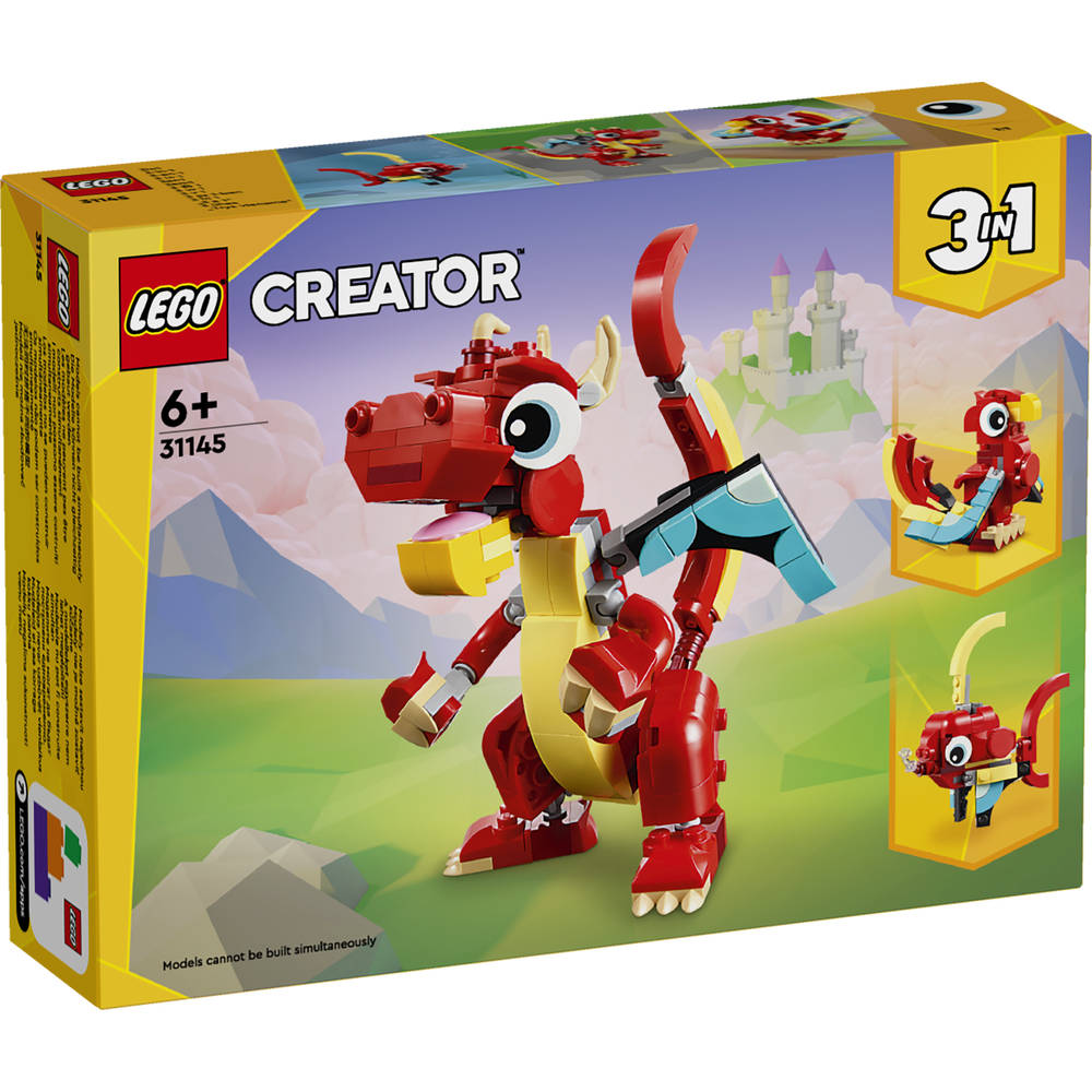 LEGO Creator 3-in-1 rode draak 31145