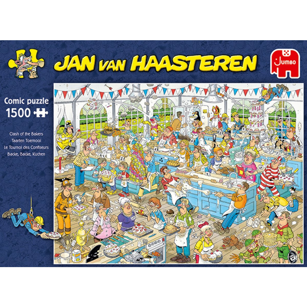 Jan Van Haasteren Puzzel Taarten Toernooi 1500 Stukjes