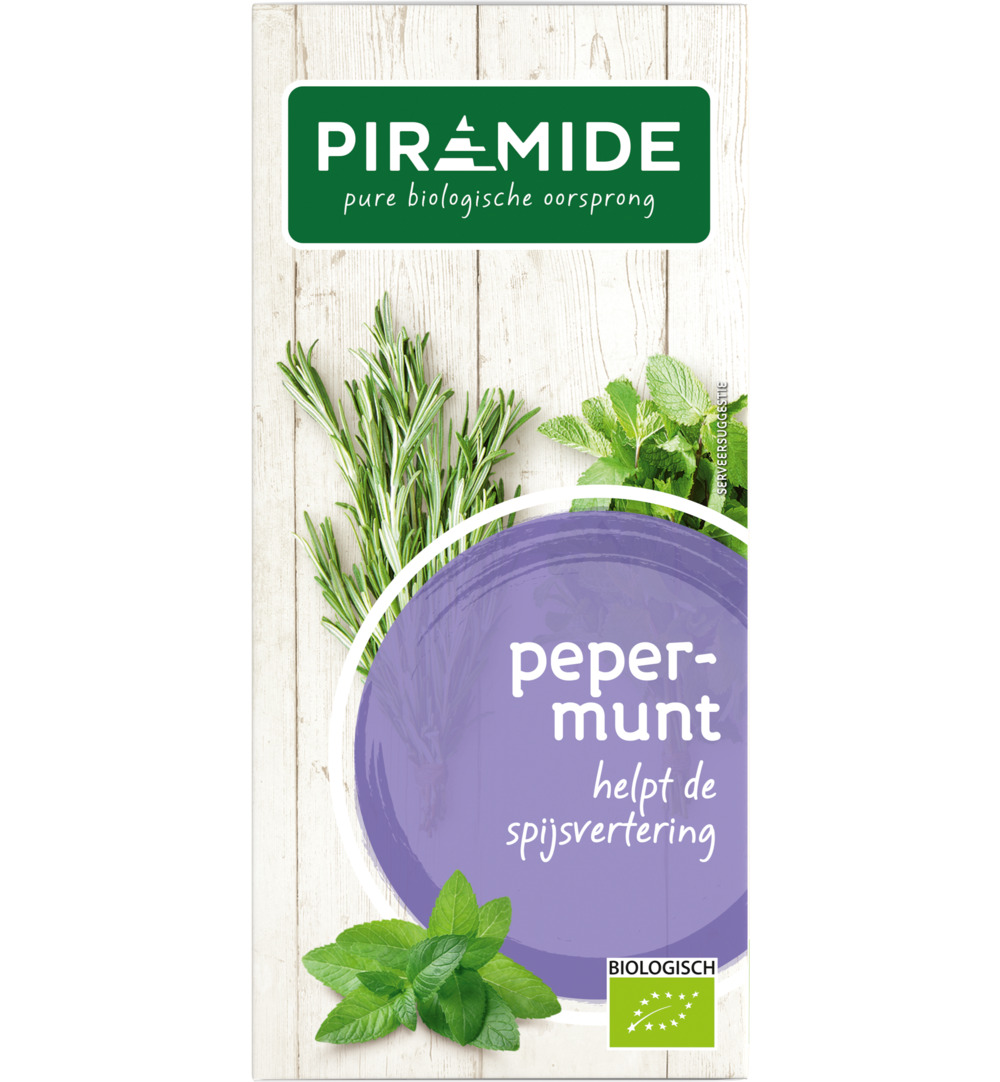 Piramide Pepermunt Thee Eko Bio (20 stuks)
