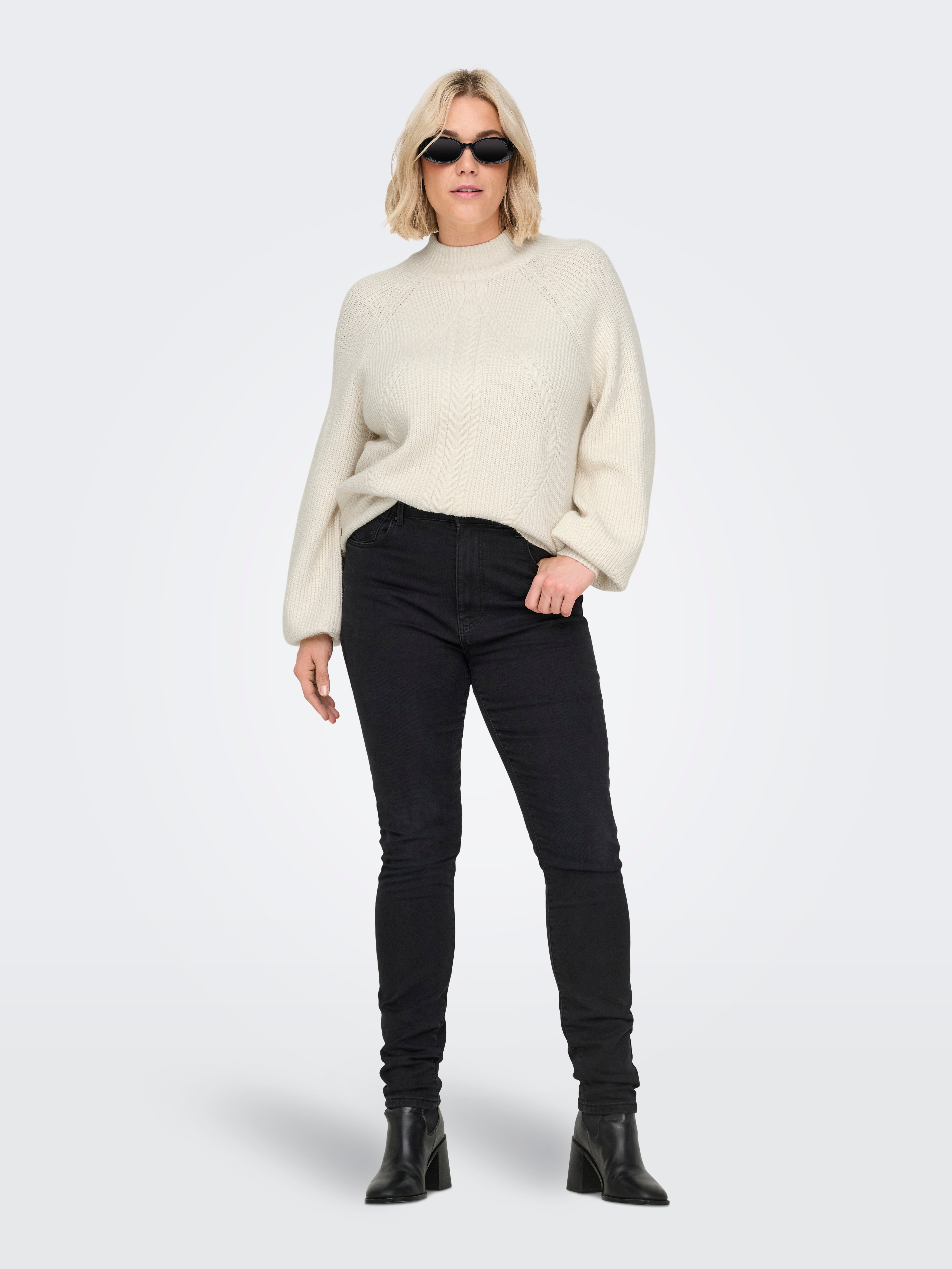 CARKATIA Strickpullover Whitecap Gray