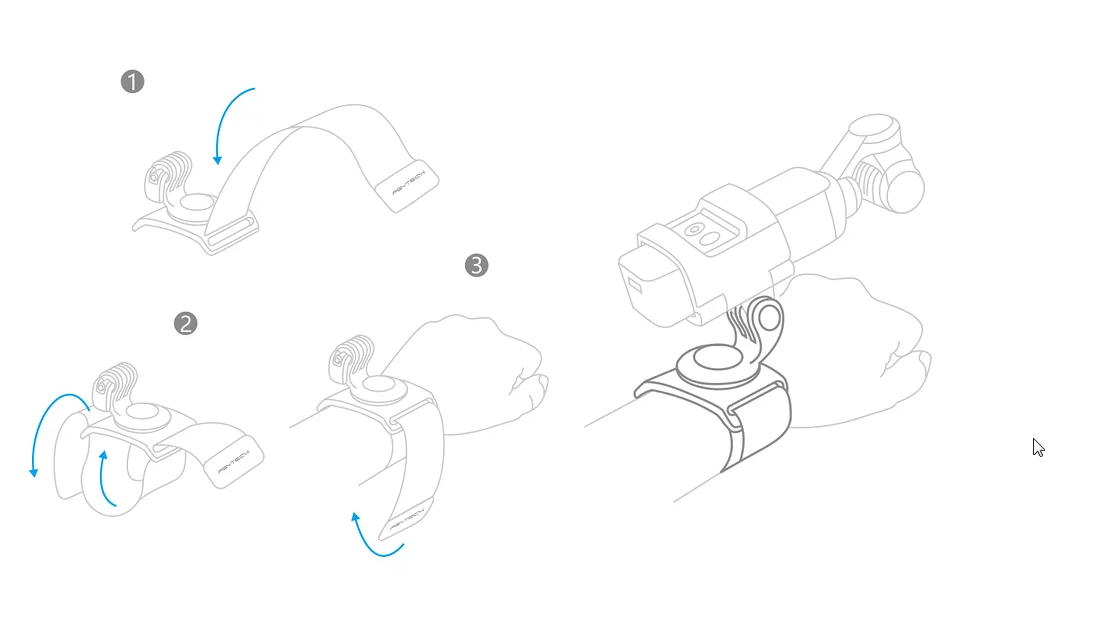 PGYTECH - OsmoPocket Action Camera HandWrist strap