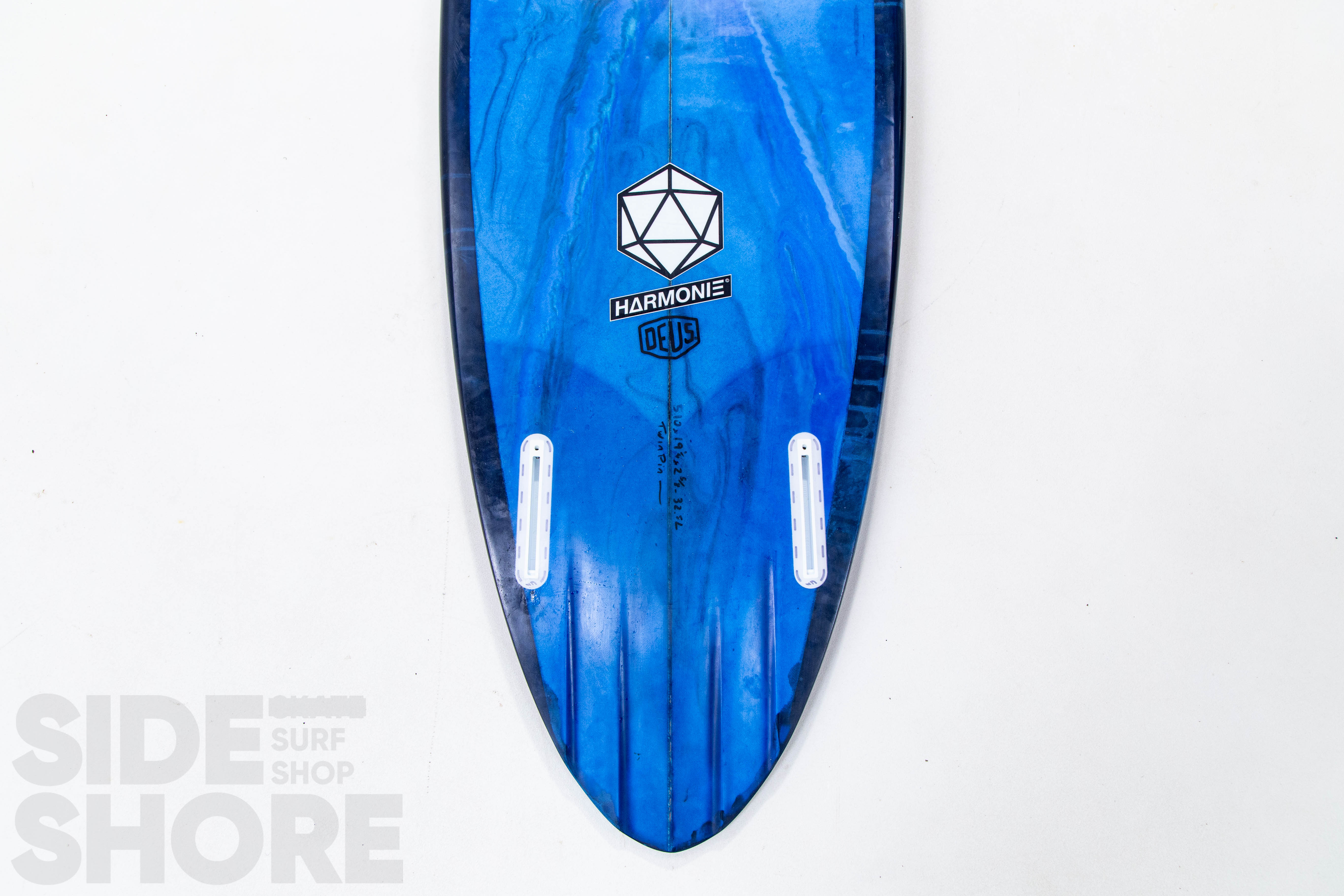 Harmonie Surfboard Twin Pin - 5'10 x 19 1/4'