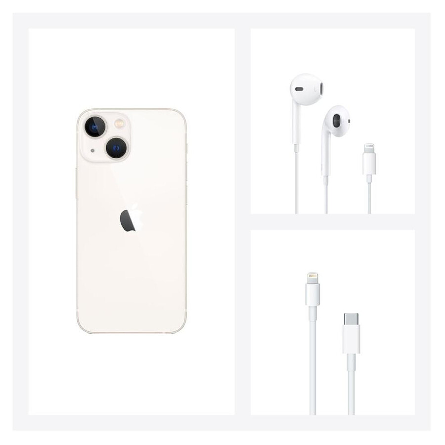 Apple iPhone 13 mini (Lumière stellaire) - 128 Go · Reconditionné