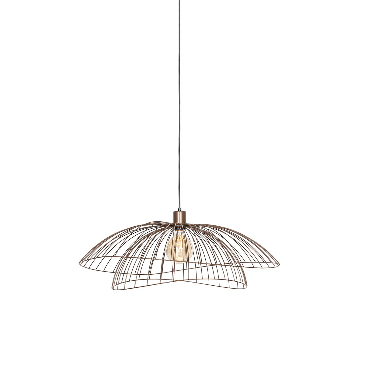 Design hanglamp donkerbrons 66 cm - Pua