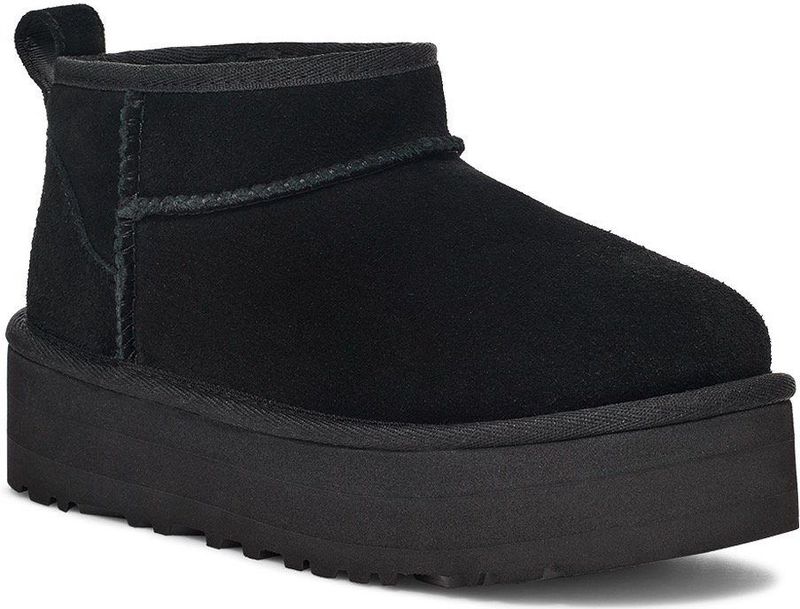 UGG - Classic Ultra Mini Platform - Enkellaarsjes - Bruin - Suède