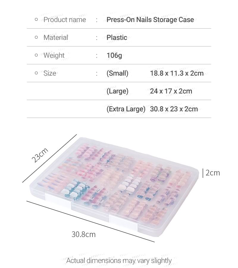 Michu - Opbergdoos voor opdrukbare nagels (verschillende ontwerpen)