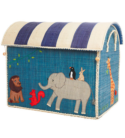 Rice Opbevaringskurve - Raffia - 3 stk. - Animal