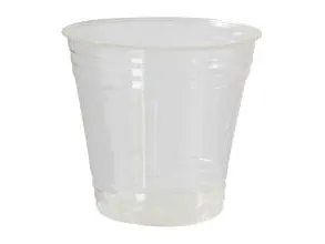 Plastglas klar 16 cl Bionedbrydelig PLA,20 pk x 50 stk/krt