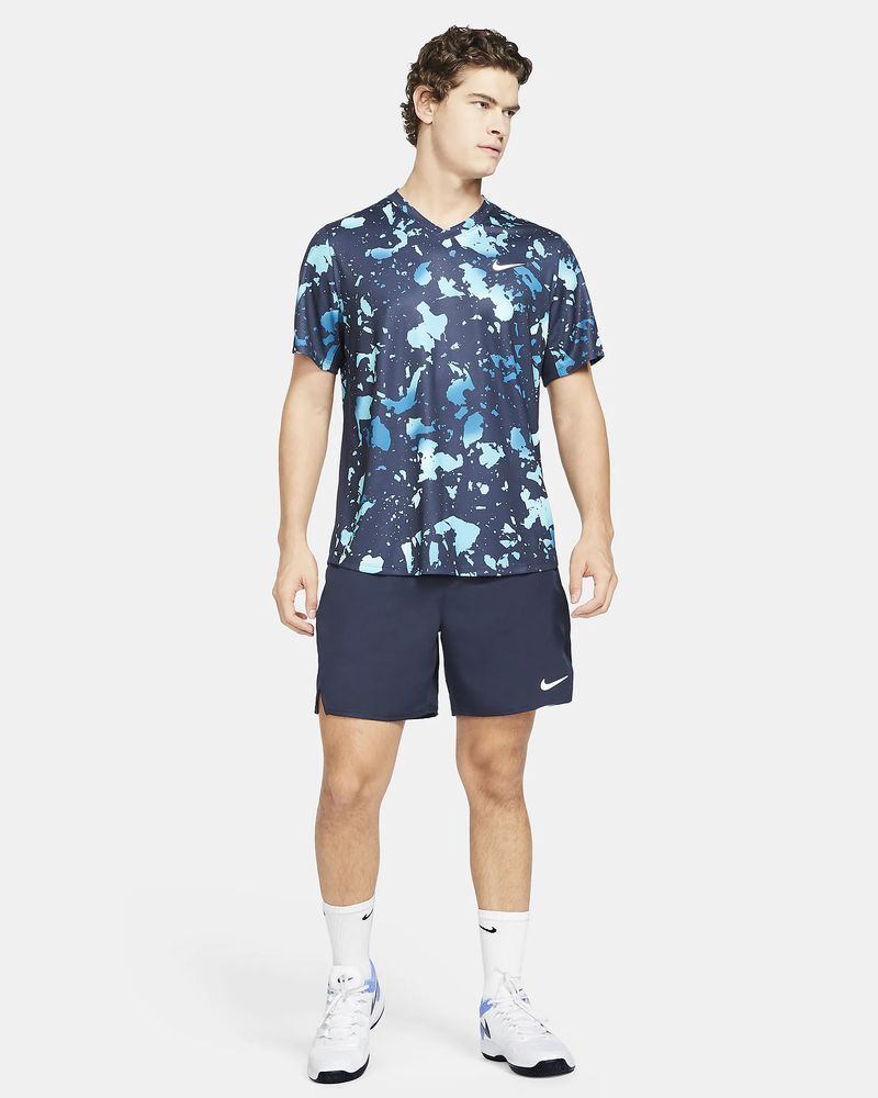 Short de tennis Nike NikeCourt Bleu Marine pour homme