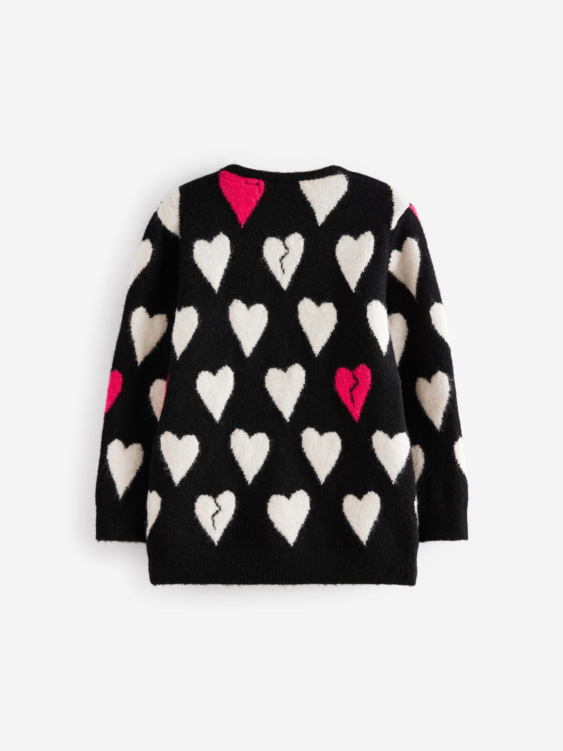 smALLSAINTS Amore Hart Meisjes Lang Gebreid Vest