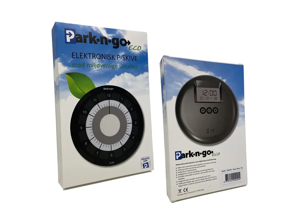 PARK-N-GO ECO FS38 Parkeringsskive - Sølv