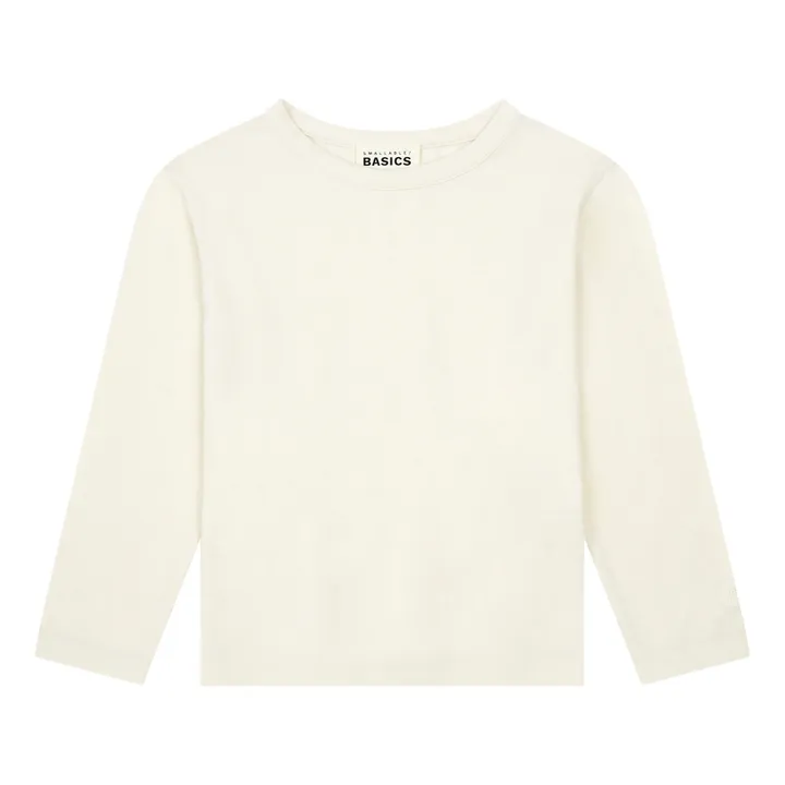SMALLABLE BASICS T-Shirt Fille Manches Longues Jersey Coton Bio  | Sable