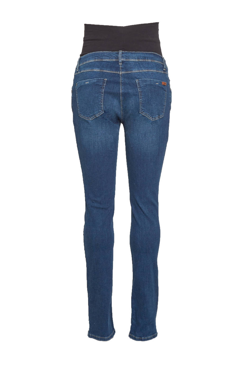 LOVE2WAIT plus size positie skinny zwangerschapsjeans medium blue denim