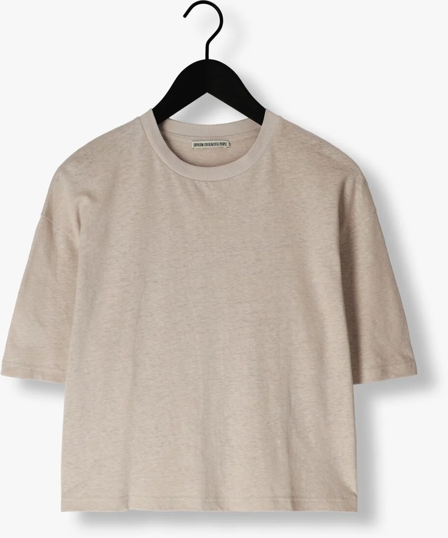 DRYKORN beige drykorn t-shirt lilani