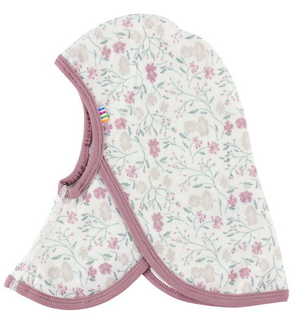 Joha Schlupfmütze - Wolle/Bambus - 1-lagig - Off White/Rose