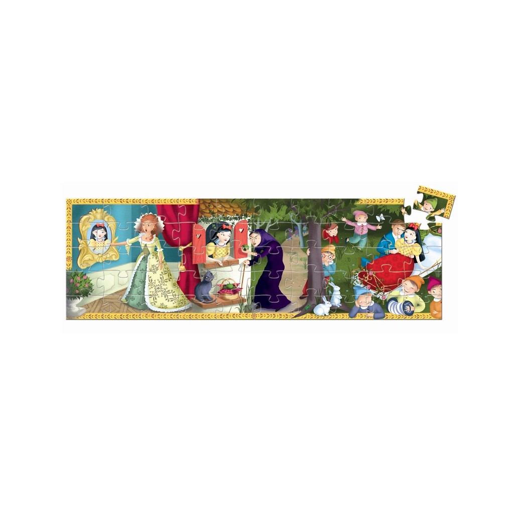 Puzzle Silhouette - Blanche Neige- 50 pièces
